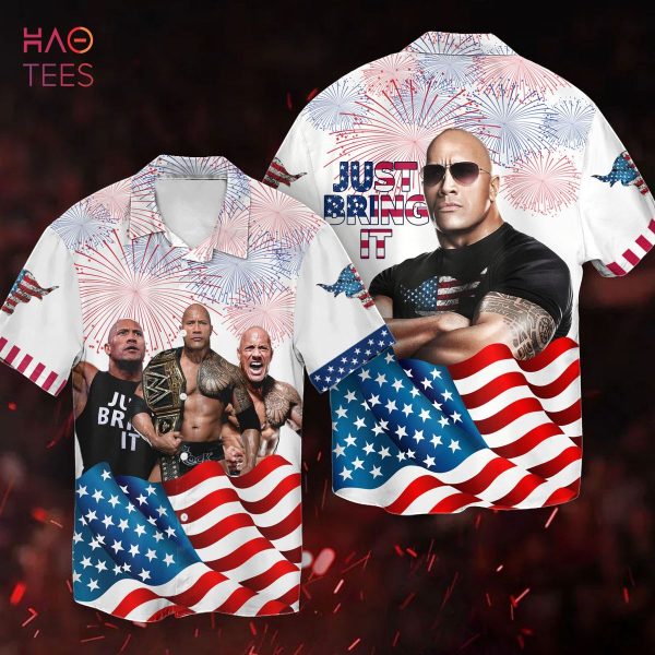 Dwayne The Rock Johnson Hawaiian Shirt Independence Day