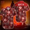 Firefighter Redd Love Red Hawaiian Shirt