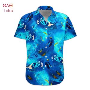 Freediving Hawaii Shirt 3D Limited Edition