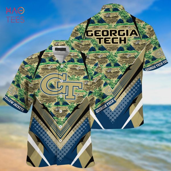 Georgia Tech Yellow Jackets Summer Hawaiian Shirt And Shorts