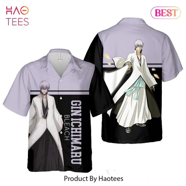 Gin Ichimaru Hawaiian Shirt Bleach Anime Shirt for Men Women