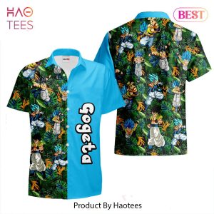 Gogeta Hawaiian Shirts Custom Anime Merch Clothes for Men Women