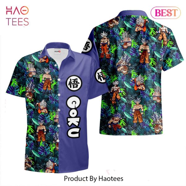 Goku Ultra Instinct Hawaiian Shirts Custom Anime Merch Clothes for Men Women