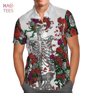 Grateful Dead – Skull Hawaiian Shirt