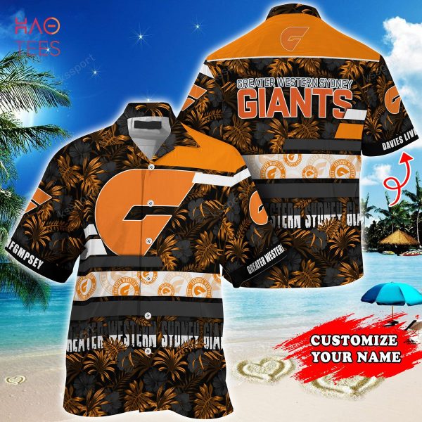 Greater Western Sydney Giants AFL-Custom Super Hawaiian Shirt Summer