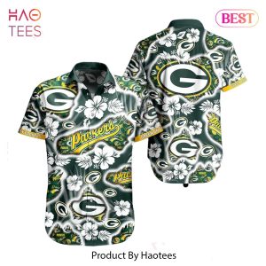 Green Bay Packers Nfl Hawaii Shirt Graphic Floral Printed This Summer Beach Shirt For Fans