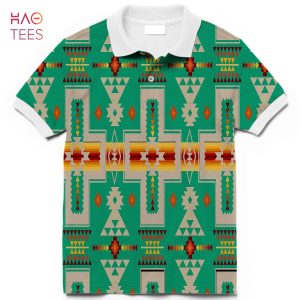 Green Tribe Design Native American Polo T-Shirt 3D