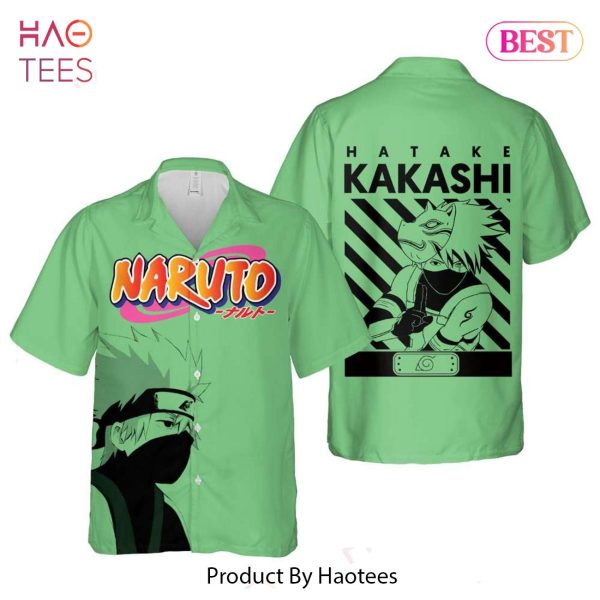 Hatake Kakashi Hawaiian Shirt Naruto Anime Shirt for Men Women