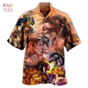 Horses Spirit Native American Edition Hawaiian Shirt 3D