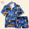 Hot Rod Flame Custom Car Hot Rod Hawaiian Shirt and Men Beach Shorts