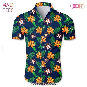 Houston Astros Hawaiian Shirt Tropical flower gift for fans