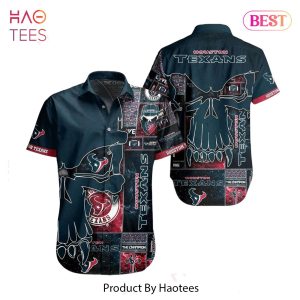 Houston Texans NFL Hawaiian Shirt Skull Printed 3D New Trend Summer For Fans