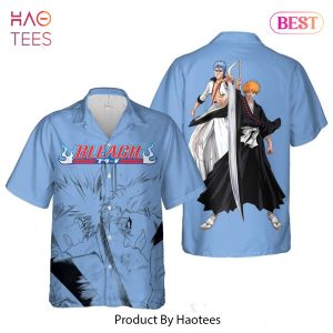 Ichigo And Grimmjow Hawaiian Shirt Bleach Anime Shirt for Men Women