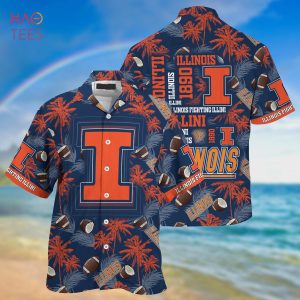 Illinois Fighting Illini Hawaiian Shirt