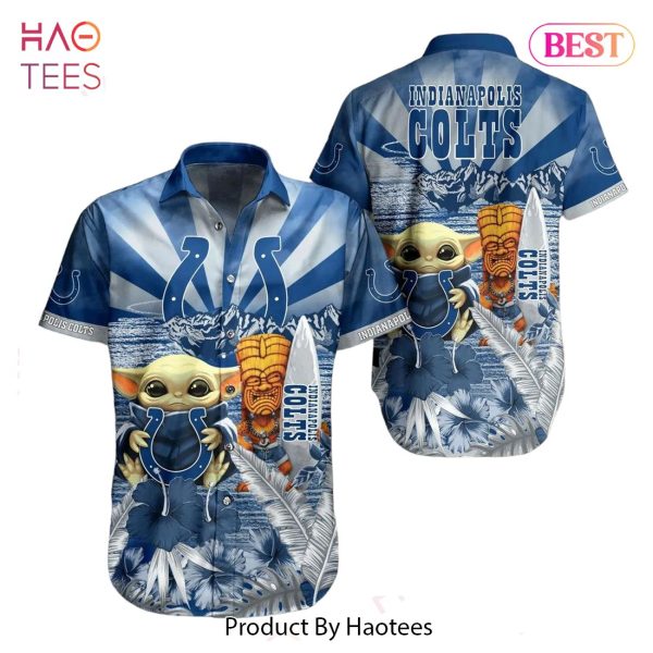 Indianapolis Colts NFL Baby Yoda Hawaiian Shirt Style Summer Trending For Men Women