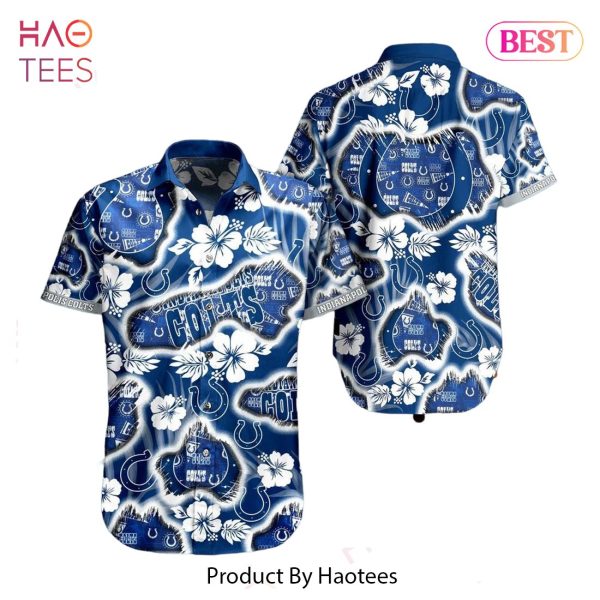 Indianapolis Colts NFL Hawaii Shirt Graphic Floral Printed This Summer Beach Shirt For Fans