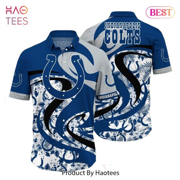 Indianapolis Colts NFL Hawaii Shirt Tropical Pattern Graphic This Summer Gift For Fan NFL