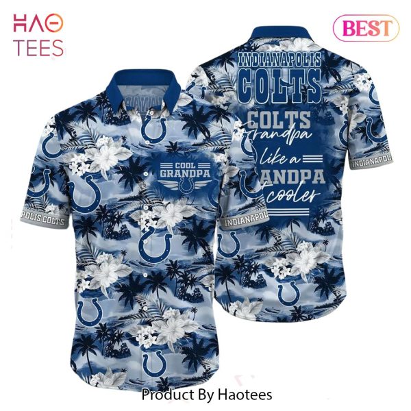 Indianapolis Colts NFL Hawaiian Shirt For Grandparent New Trending Beach Shirt