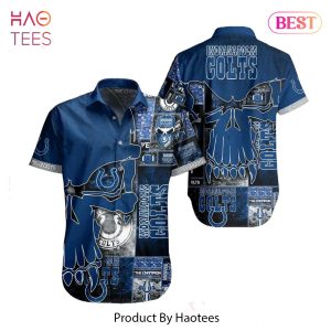 Indianapolis Colts NFL Hawaiian Shirt Skull Printed 3D New Trend Summer For Fans