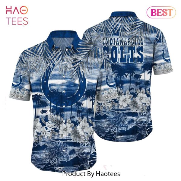 Indianapolis Colts NFL Hawaiian Shirt Style Tropical Pattern Summer For Awesome Fans