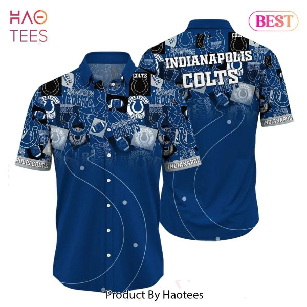 Indianapolis Colts NFL Hawaiian Shirt Trends Summer Short Sleeve Button Down Shirt For Sports Fans