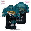 Jacksonville Jaguars Nfl Hawaii Shirt Graphic Tropical Pattern Short Sleeve Hot Summer