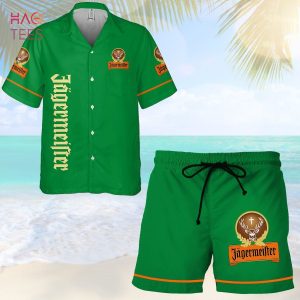 Jagermeister All Over Print 3D Combo Hawaiian Shirt & Beach Shorts