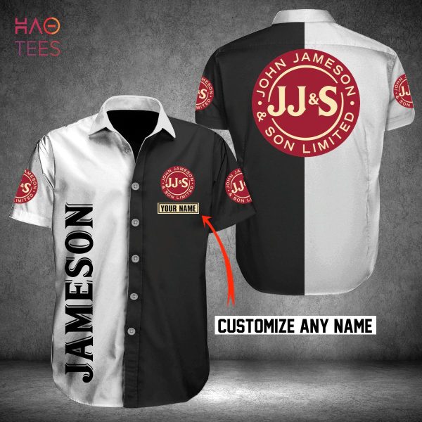 Jameson Whiskey Custom Name Hawaiian Shirt