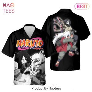 Jiraiya And Orochimaru Hawaiian Shirt Naruto Anime Shirt for Men Women