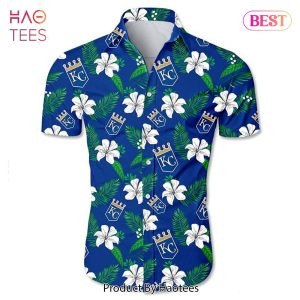 Kansas City Royals Hawaiian Shirt Tropical flower gift for fans