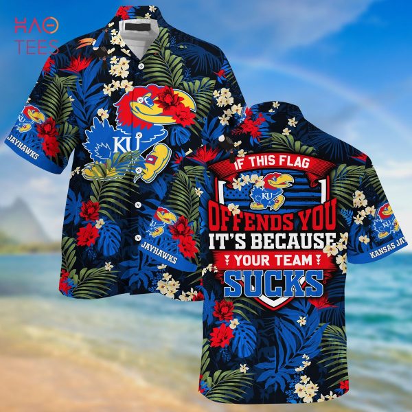 Kansas Jayhawks  Summer Hawaiian Shirt And Shorts