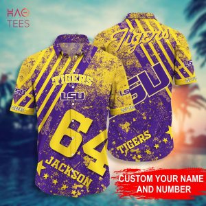 LSU TIGERS Personalized Hawaiian Shirt