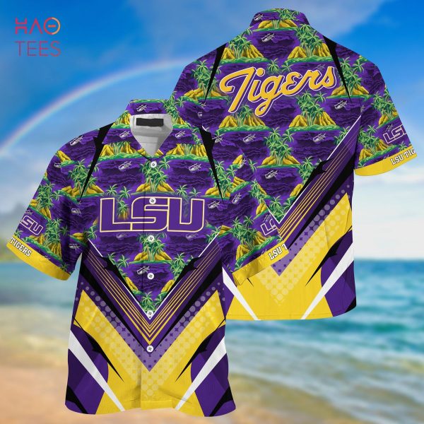 LSU TIGERS Summer Hawaiian Shirt And Shorts