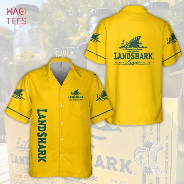 Landshark Lager All Over Print 3D Hawaiian Shirt