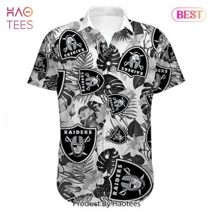 Las Vegas Raiders Hawaiian Shirt flower summer gift for fans