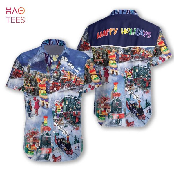 Lgbt Ho Ho Ho Happy Holigays Hawaiian Shirt