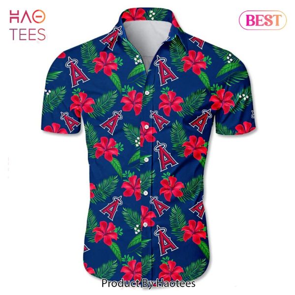 Los Angeles Angels Hawaiian Shirt Tropical flower gift for fans