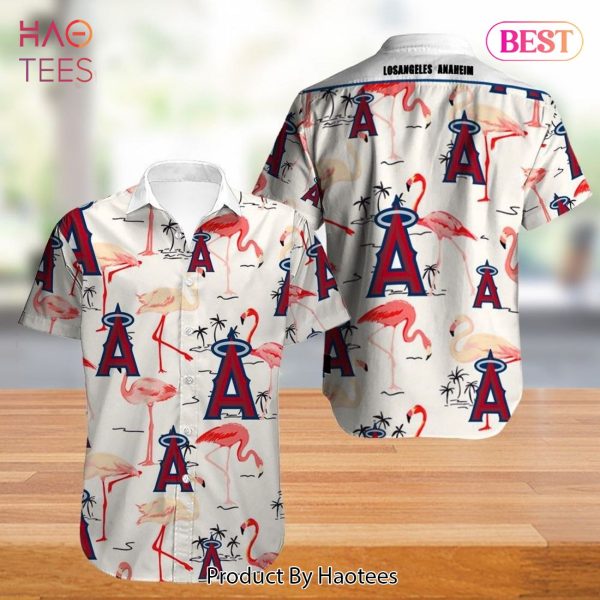 Los Angeles Angels Hawaiian Shirt flower summer gift for fans