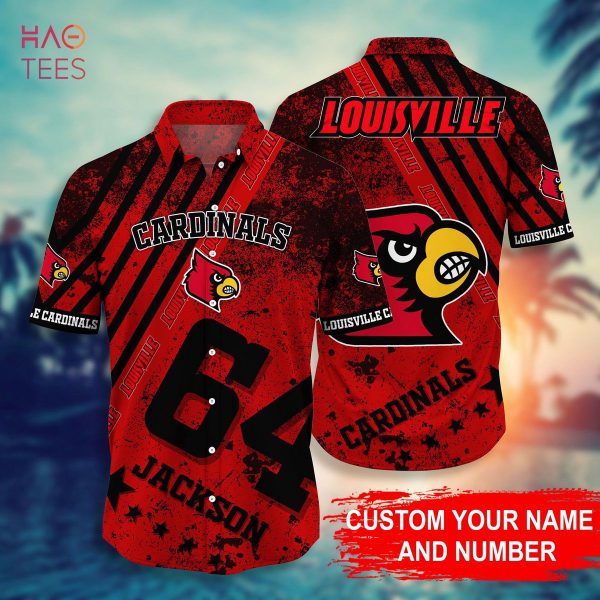 Louisville Cardinals  Personalized Hawaiian Shirt