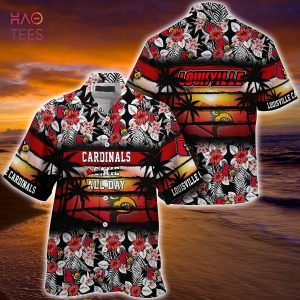 Louisville Cardinals  Summer Hawaiian Shirt