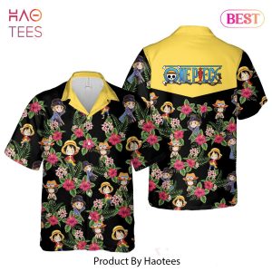 Luffy Sabo Ace Hawaiian Shirt One Piece Anime Shirt for Men Women