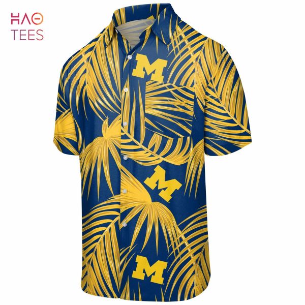 Michigan Wolverines NCAA Mens Hawaiian 3D Shirt