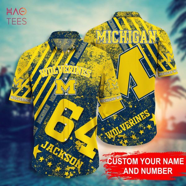 Michigan Wolverines  Personalized Hawaiian Shirt