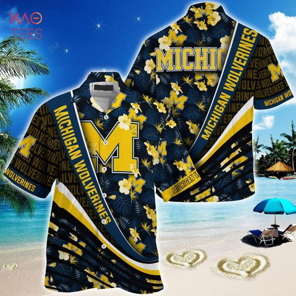 Michigan Wolverines  Summer Hawaiian Shirt