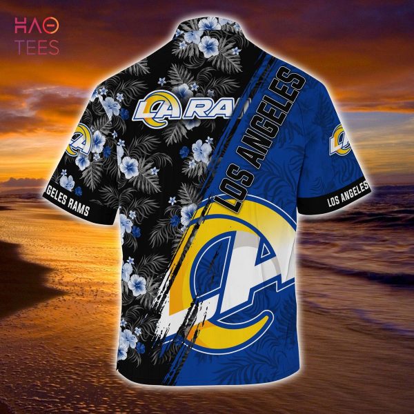 Mickey And Floral Los Angeles Rams NFL Summer Hawaiian Shirt