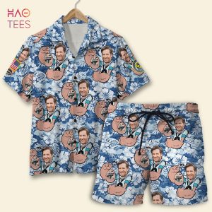 Military Background Hawaiian Shirt