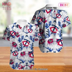 Minnesota Twins Hawaiian Shirt flower summer gift for fans