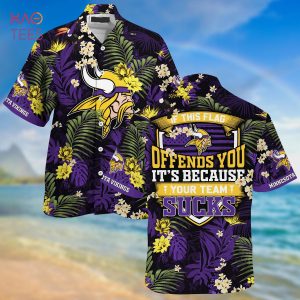 Minnesota Vikings NFL-Summer Hawaiian Shirt And Shorts