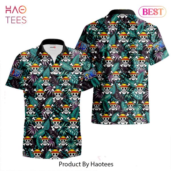 Monkey D Luffy Symbol Hawaiian Shirts Custom Anime Merch Clothes for Men Women