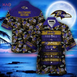 NEW Baltimore Ravens NFL Hawaiian Shirt